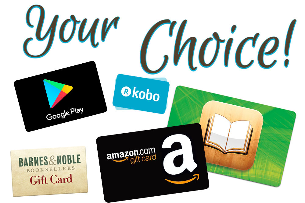 win a gift card to an eBookstore of your choice!