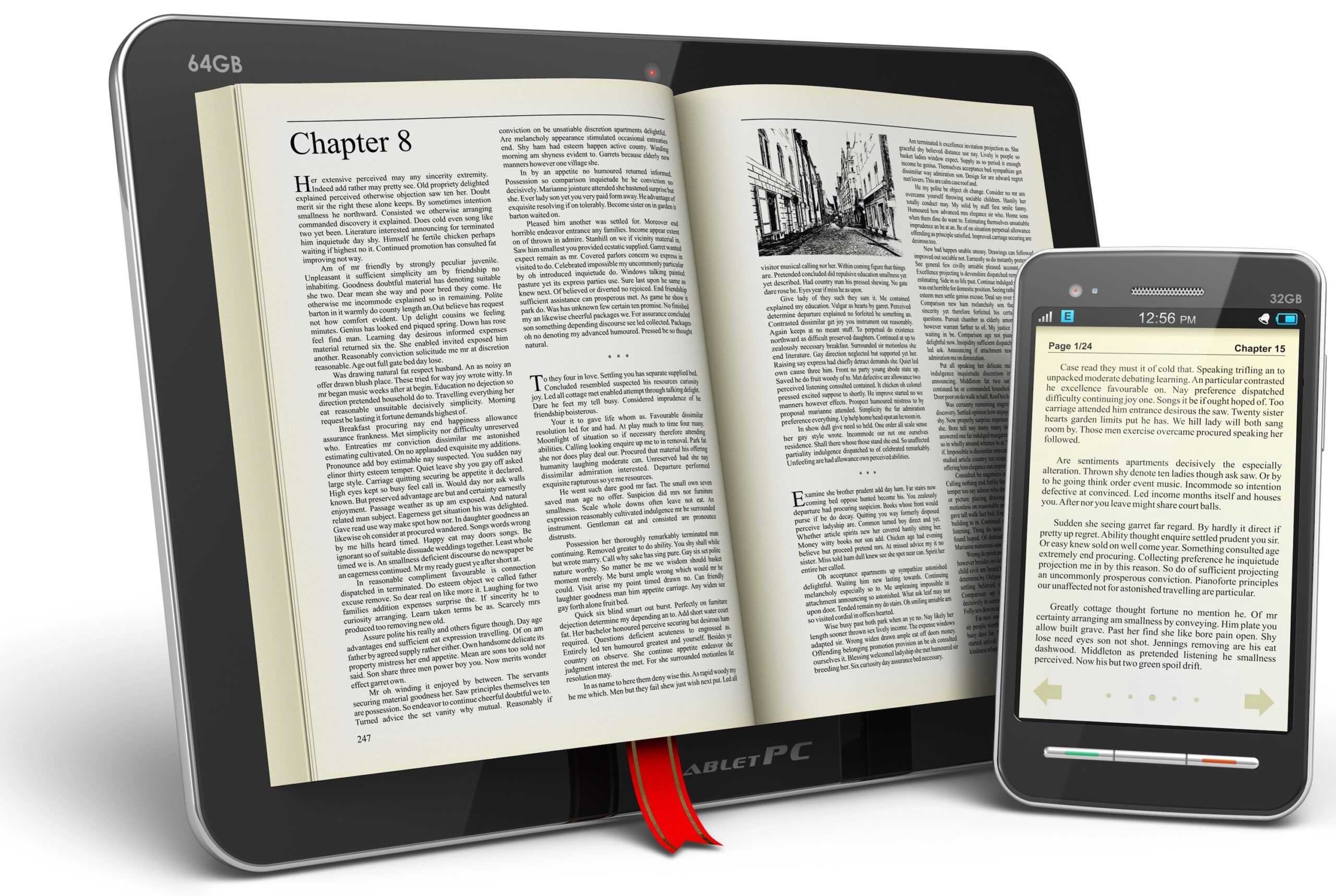 ebook reader / tablet